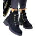 Botki Damskie Buty Zimowe Ocieplane Workery Zamszowe Suzan