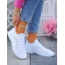 Białe Lekkie  Buty Sportowe Damskie Wsuwane Air
