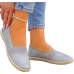 Szare Espadryle Na Plecionej Podeszwie Z Gumką
