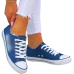 Jeansowe Trampki Tenisówki Buty Damskie Blue