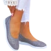 Szare Ażurowe Espadryle Na Koturnie Eres