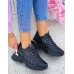 Czarne Buty Sportowe Na Grubej Podeszwie Vices