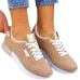 Beżowe Buty Sportowe Sneakersy Royal